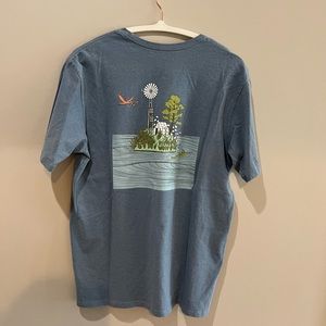 Patagonia Blue Graphic Short Sleeve Tee